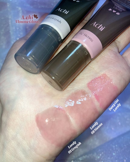 ぶる♥ on LIPS 「ニュアンスチェンジに使える🤍チョコカラーグロス🍫✧A.chiハ..」(4枚目)