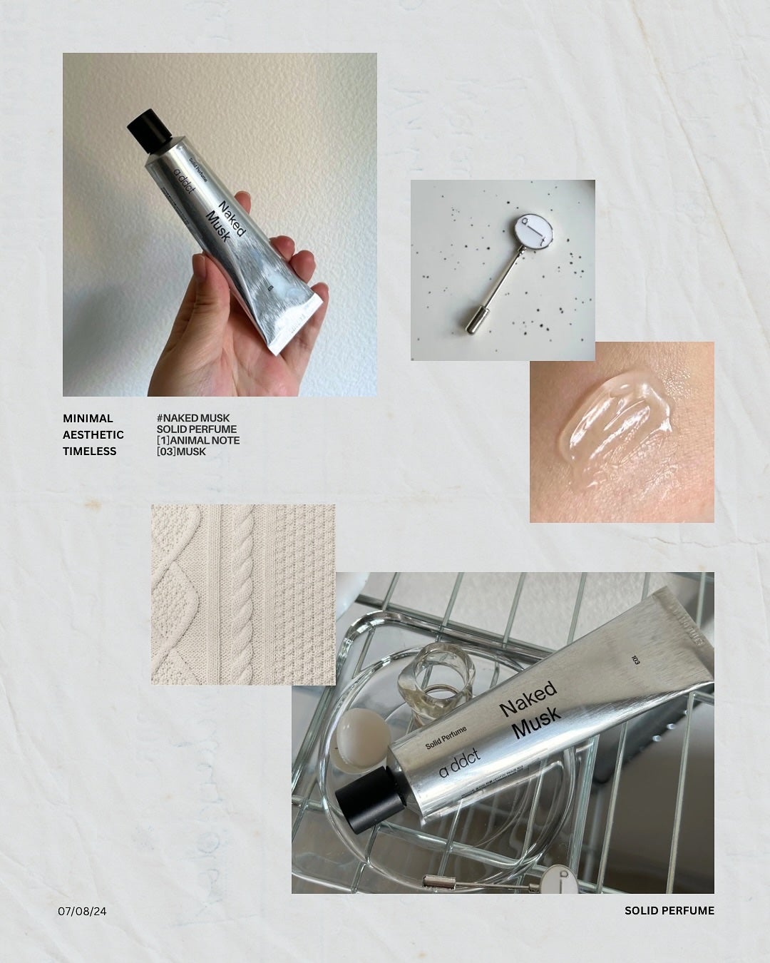 ソリッドパフューム ムスク 103/Addct/練り香水を使ったクチコミ(3枚目)