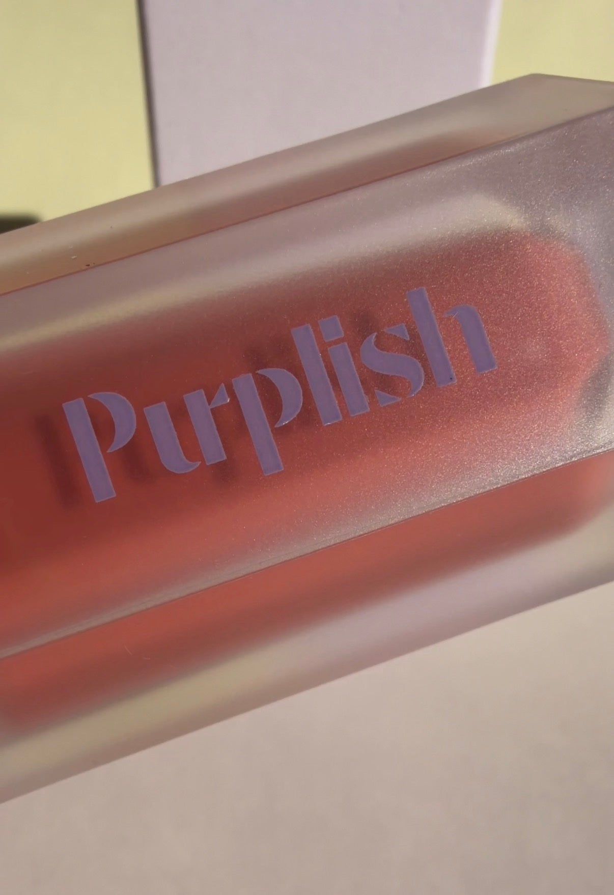 シフォンブルーミングリキッド/purplish/口紅を使ったクチコミ(2枚目)