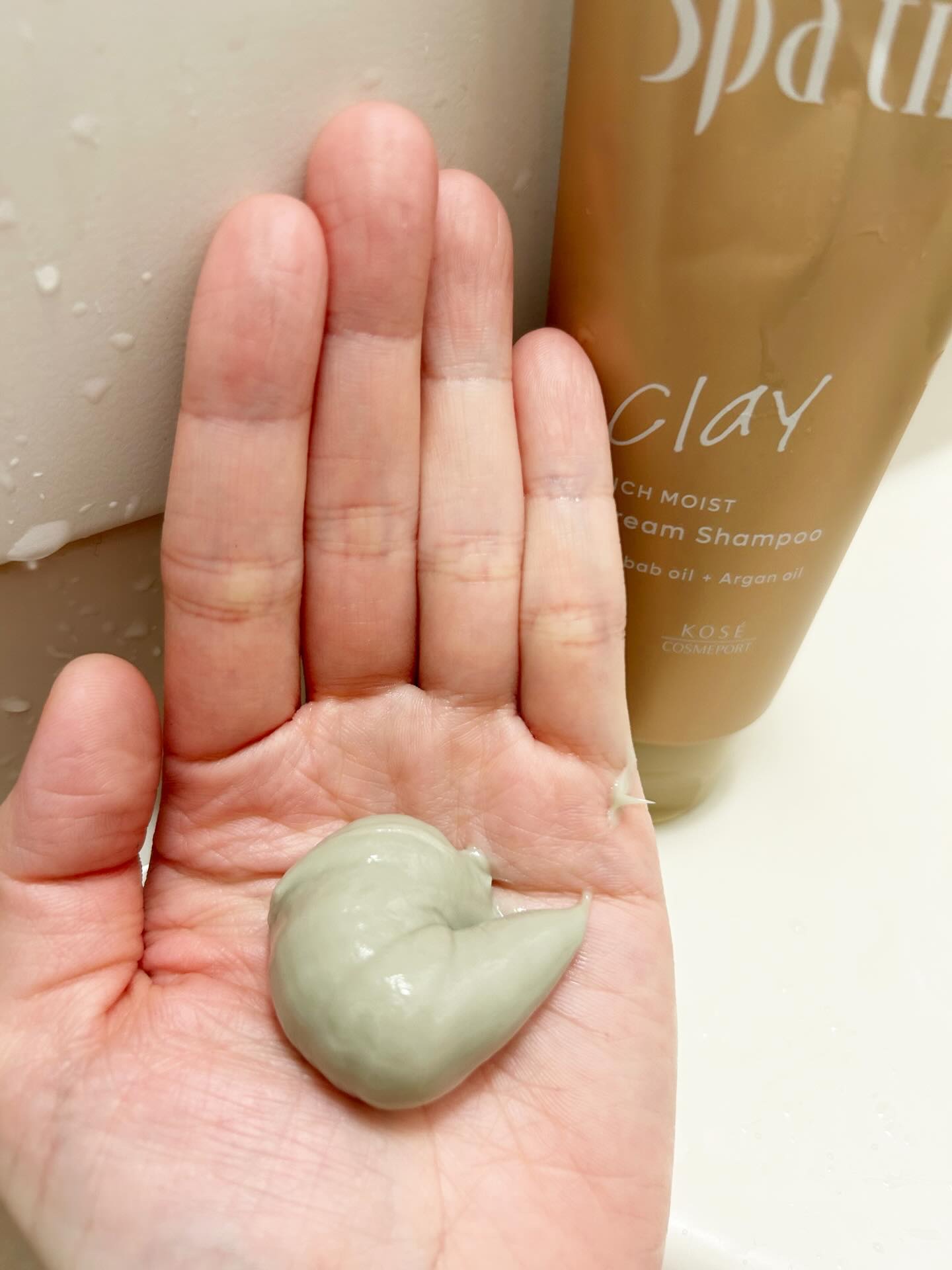 スパタイム クリームシャンプー （リッチモイスト） 250g/Spa time/市販シャンプーを使ったクチコミ（2枚目）