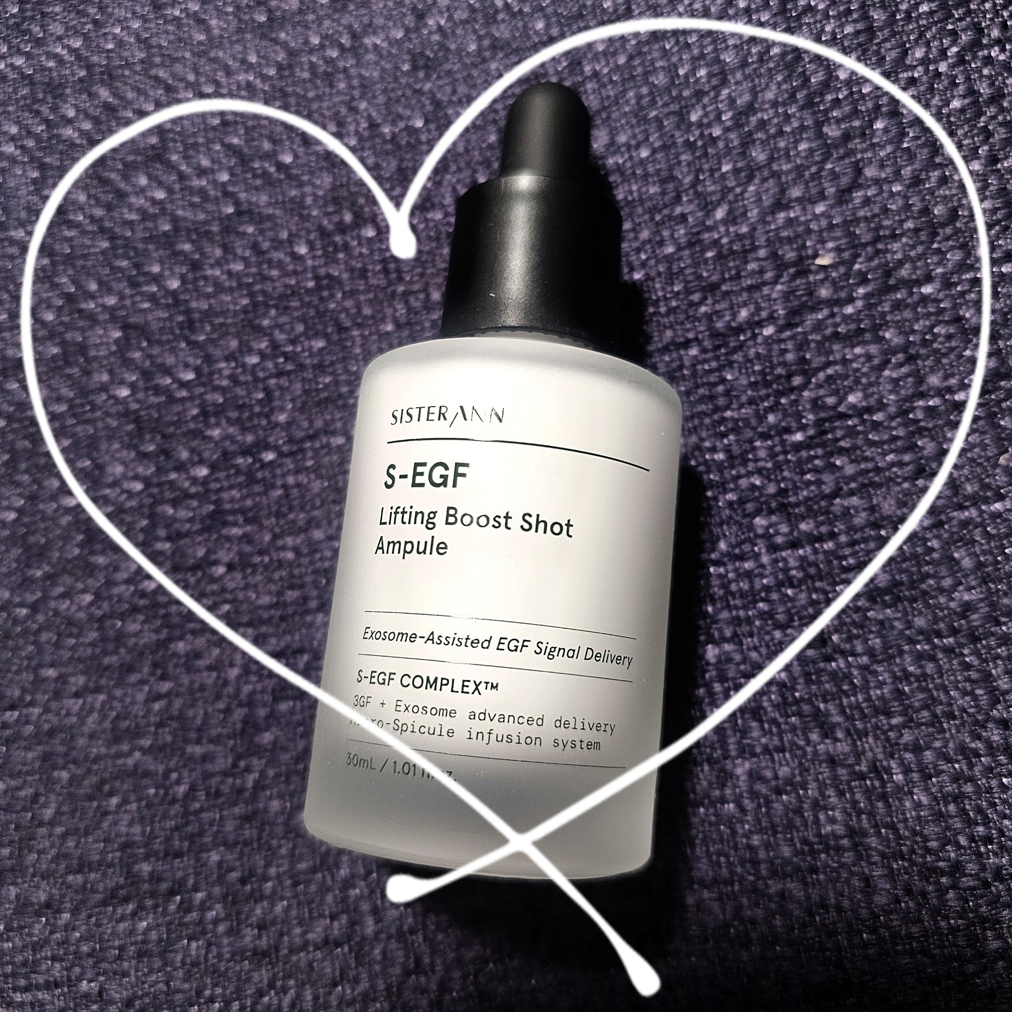 S-EGF エクソソームブーストショット美容液/SISTER ANN/美容液を使ったクチコミ（2枚目）