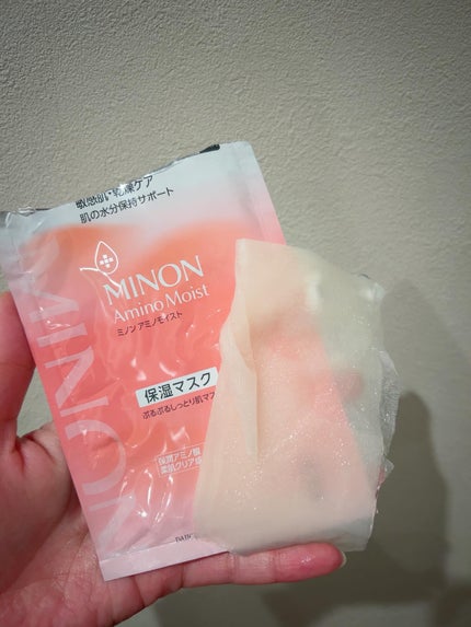 ミノン アミノモイスト ぷるぷるしっとり肌マスク/ミノン/シートマスク・パックを使ったクチコミ(1枚目)