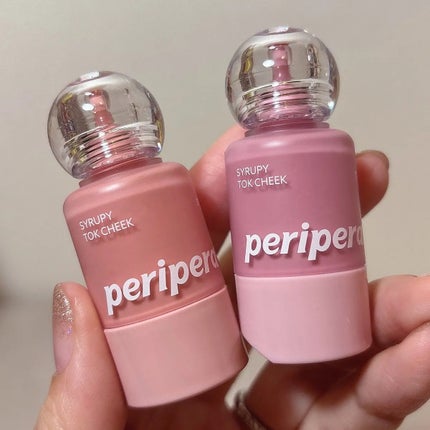 ペリペラ シロッピー トック チーク 10 ぶどうミルクショット追加(限定)/PERIPERA/リキッドチークの画像