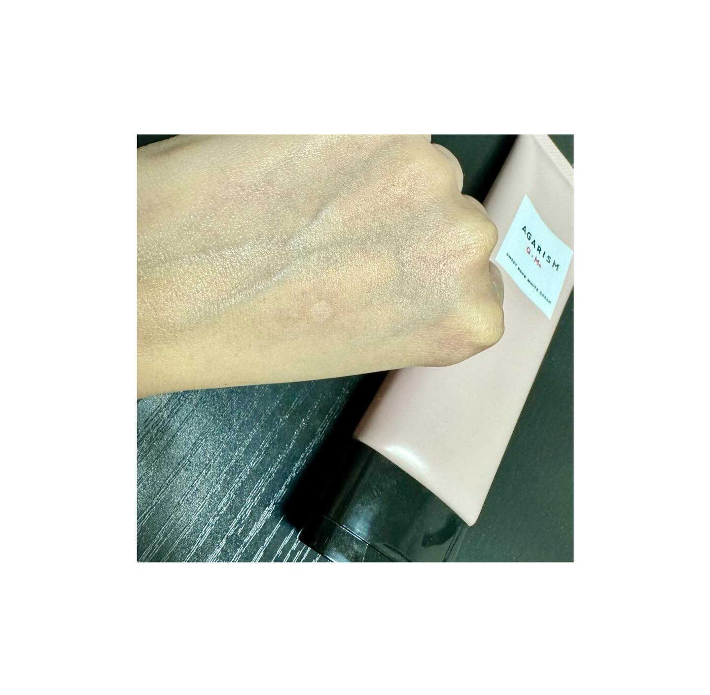 キューミースウィートボムホワイトクリーム/AGARISM/ボディクリームを使ったクチコミ（3枚目）