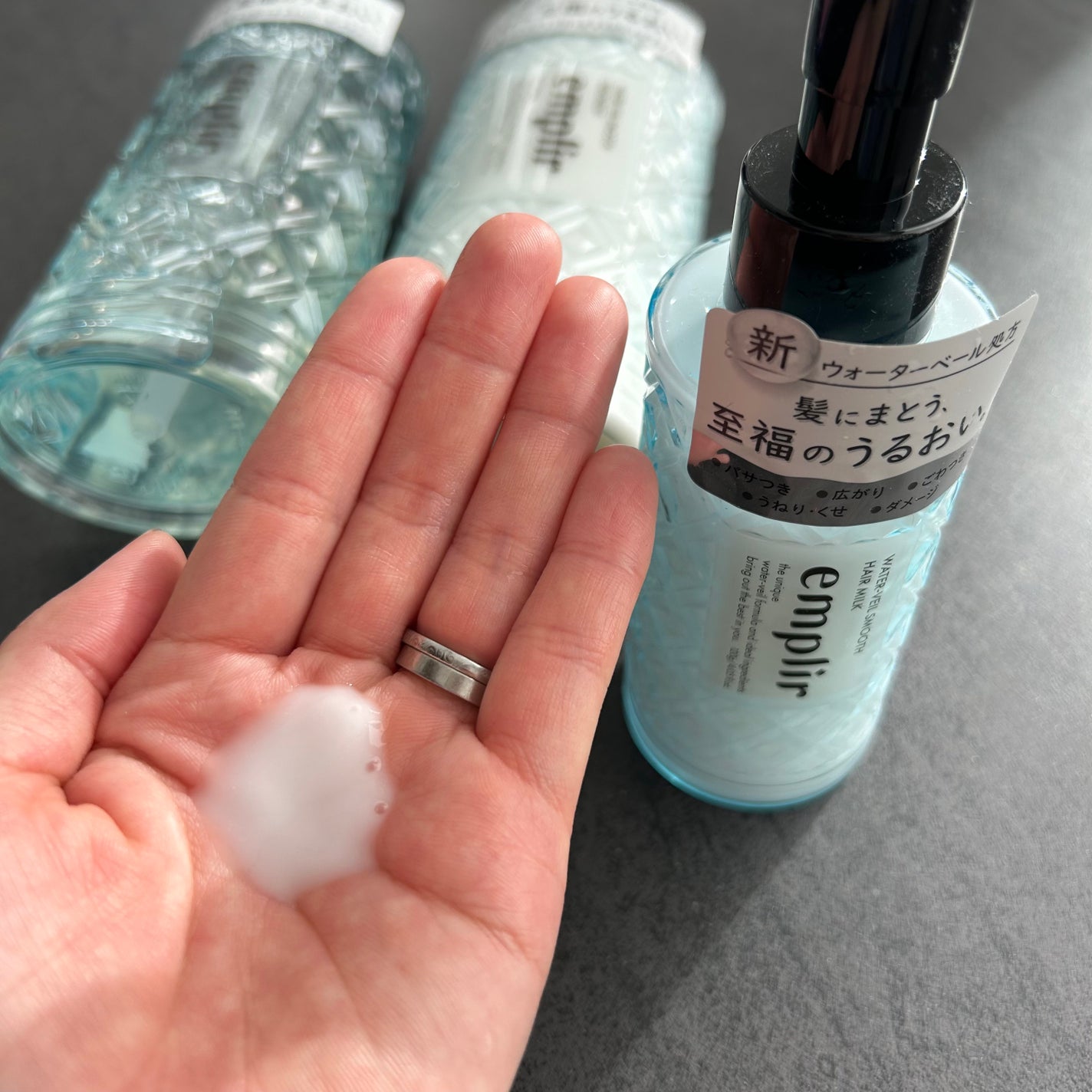 ウォーターベール スムース シャンプー/トリートメント/emplir/市販シャンプーを使ったクチコミ(4枚目)