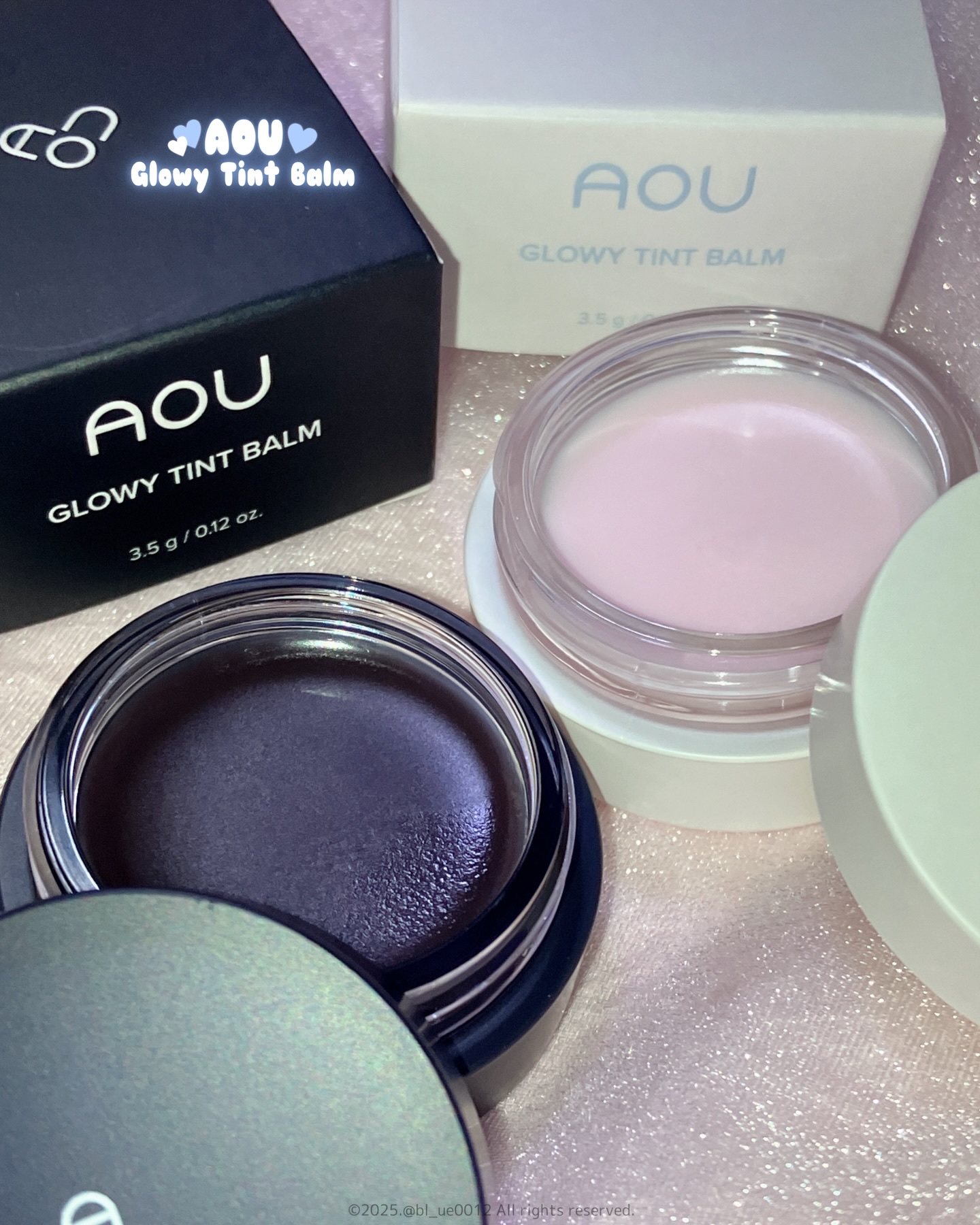 GLOWY TINT BALM 12 ピュアバーム/AOU/リップグロスを使ったクチコミ（3枚目）