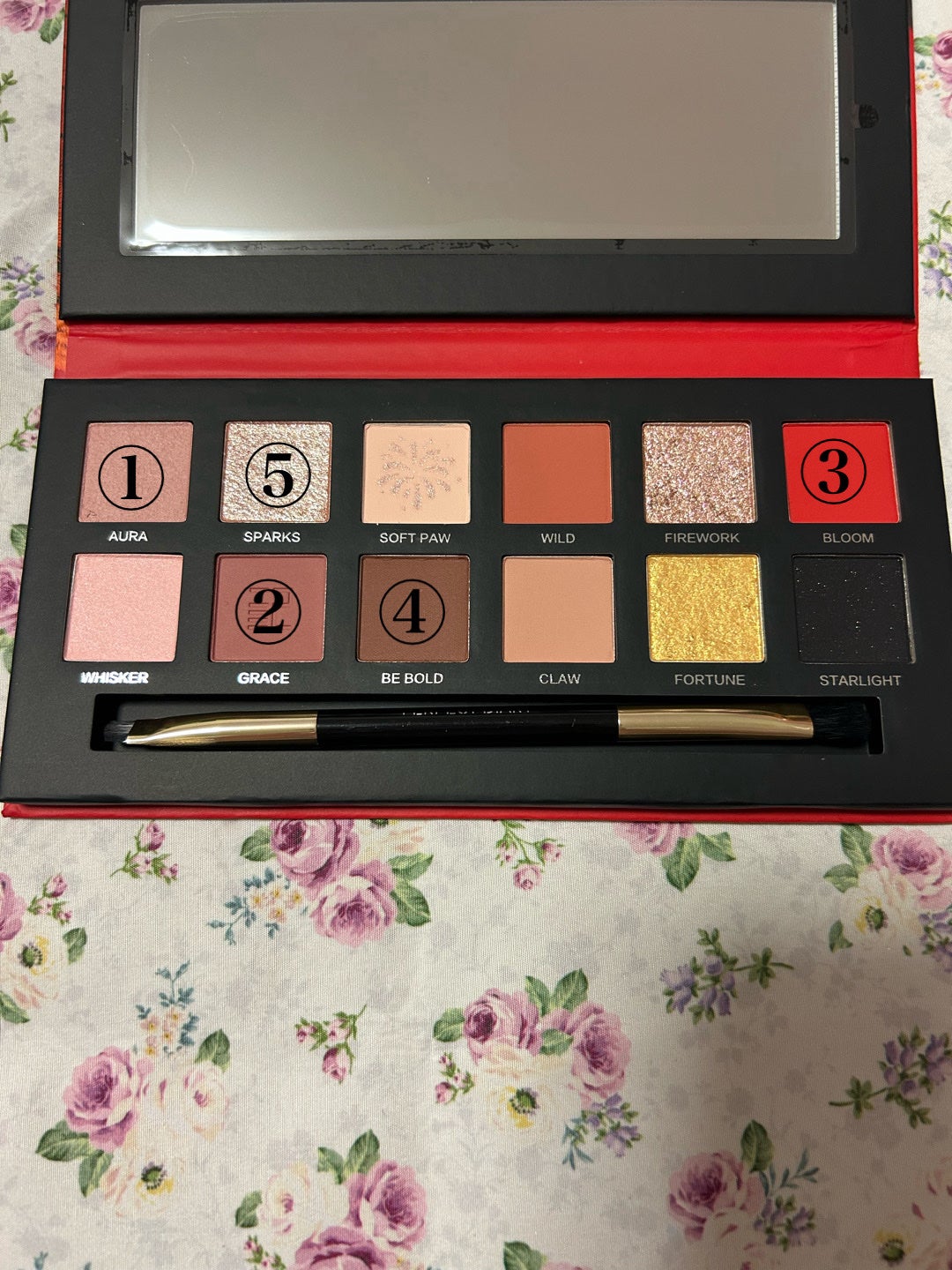 エクスプローラ12色 動物アイシャドウパレット/PERFECT DIARY/アイシャドウパレットを使ったクチコミ(4枚目)