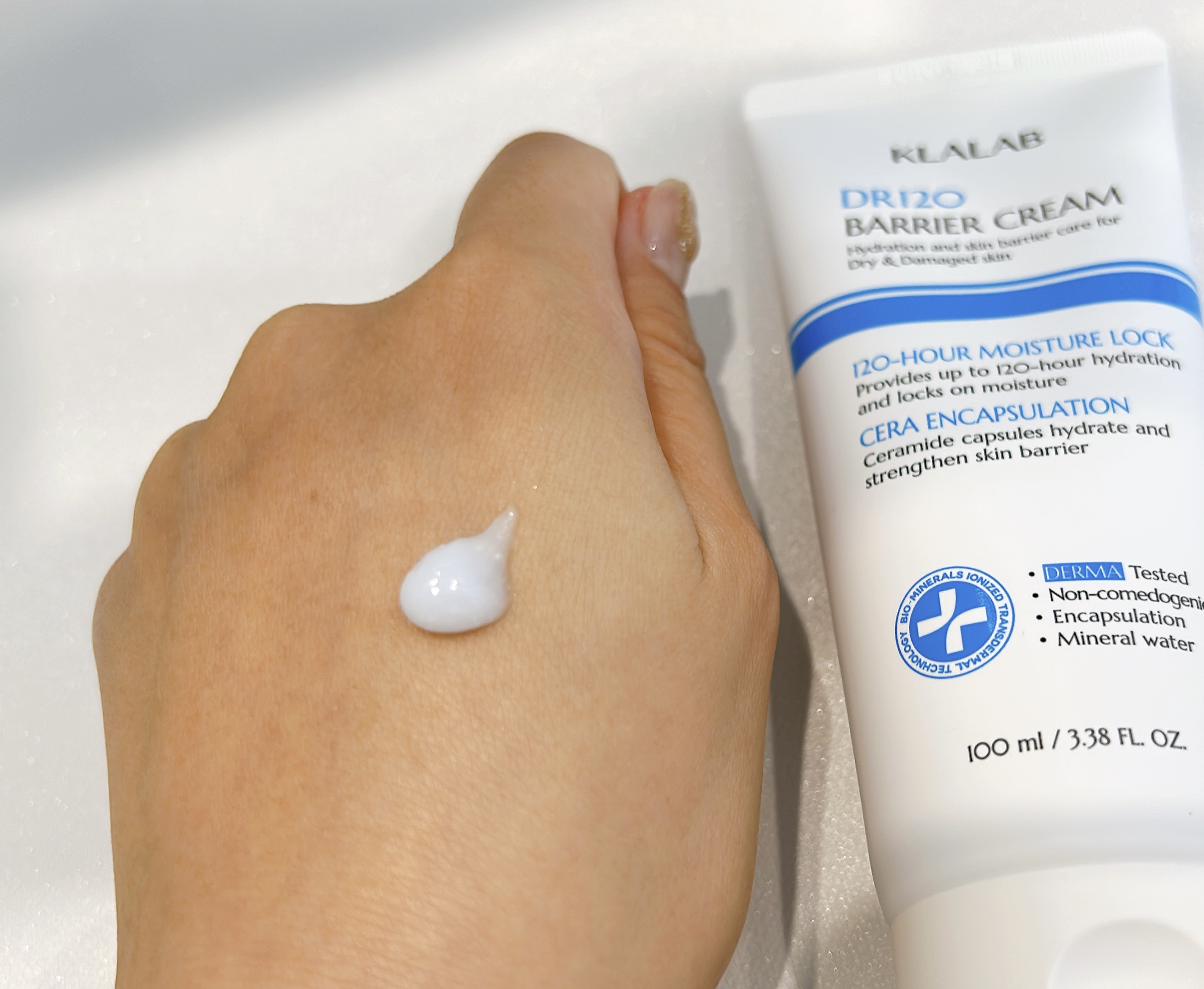 ディーアール120 バリアクリーム/KLALAB/フェイスクリームを使ったクチコミ（3枚目）