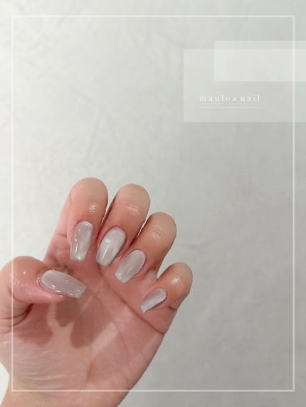 mauloa_nail on LIPS 「・水光マグネット✨写真じゃ伝わらない可愛さ・・・・・#フラ..」(1枚目)