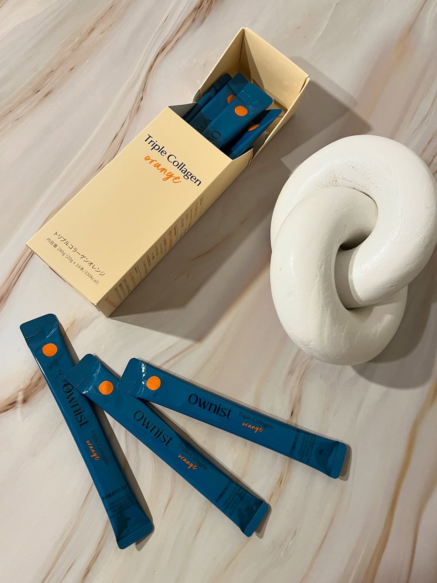 トリプルコラーゲン オレンジ/Ownist/美容サプリメントを使ったクチコミ（1枚目）