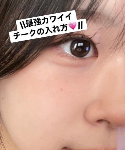 チークフィットブラッシャー/EGLIPS/パウダーチークを使ったクチコミ(1枚目)