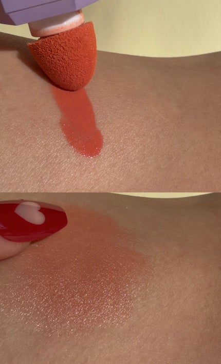 シフォンブルーミングリキッド/purplish/口紅を使ったクチコミ(3枚目)