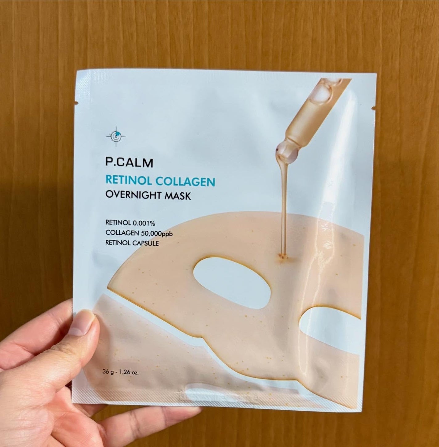 レチノール コラーゲン オーバーナイト マスク/P.CALM/シートマスク・パックを使ったクチコミ(4枚目)