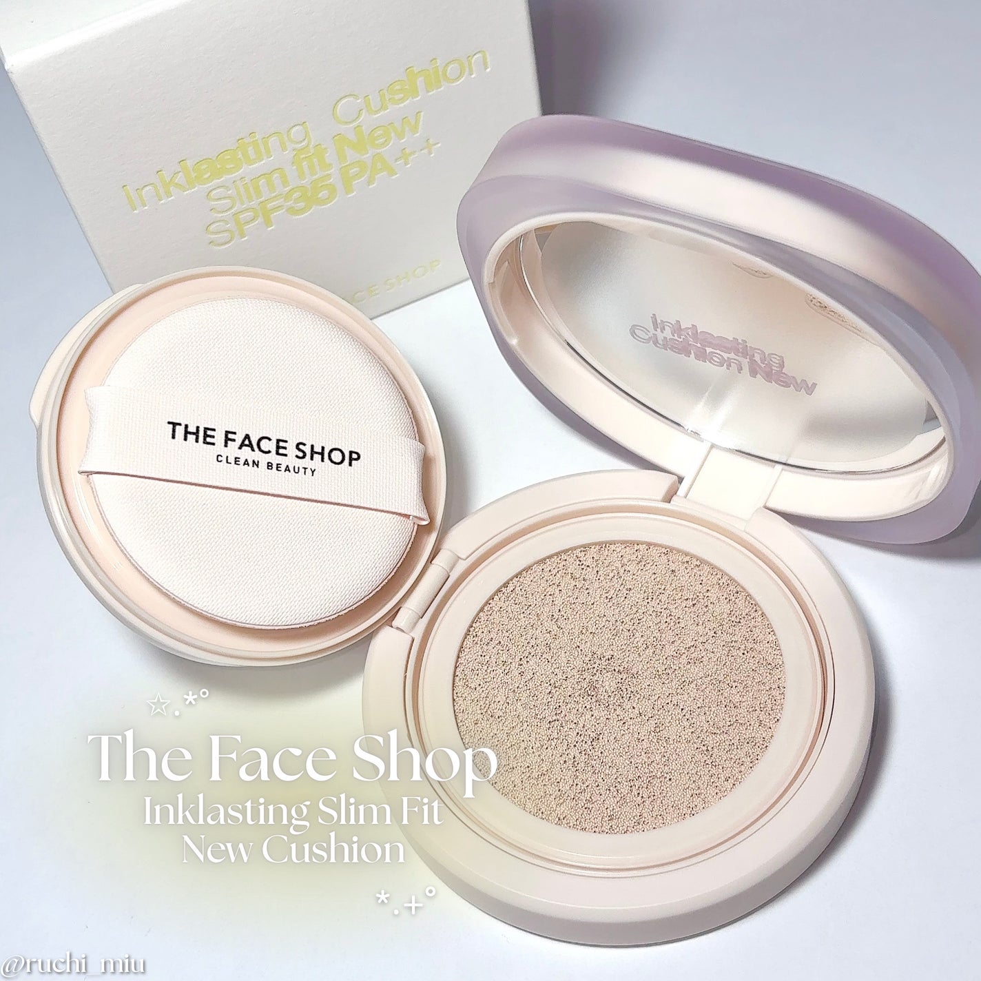 インクラスティングクッションファンデーション/THE FACE SHOP/クッションファンデーションを使ったクチコミ(1枚目)