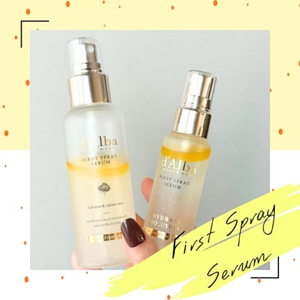 ダルバ ホワイトトリュフファーストスプレーセラム/ダルバ/ミスト状化粧水を使ったクチコミ(1枚目)