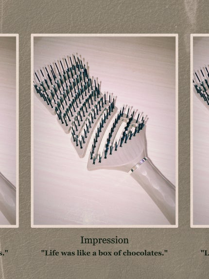 乾きやすいブローブラシ/DAISO/ヘアブラシを使ったクチコミ(1枚目)