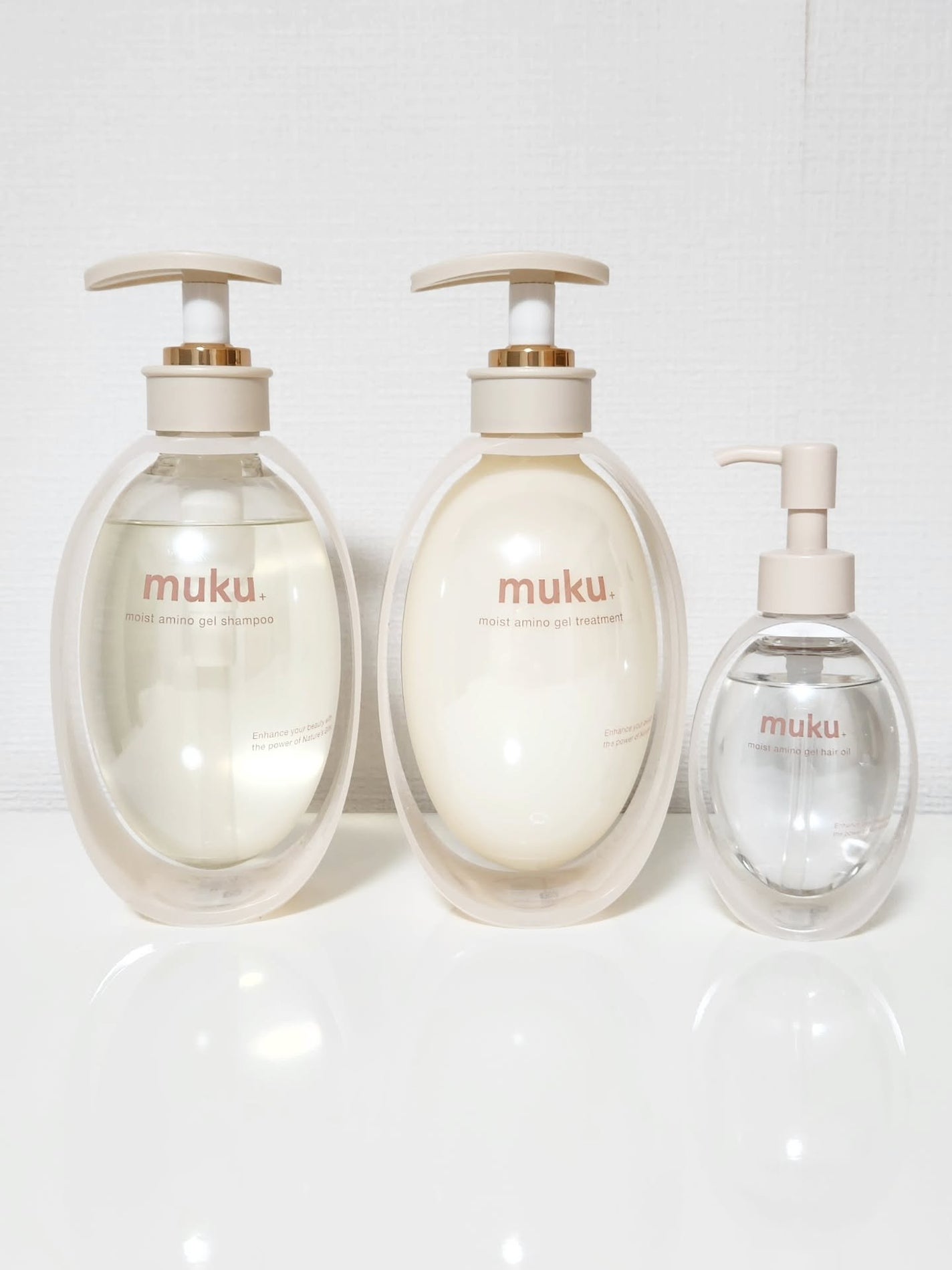 ムク+ モイスト アミノジェル シャンプー/ヘアトリートメント/muku+/市販シャンプーを使ったクチコミ(1枚目)