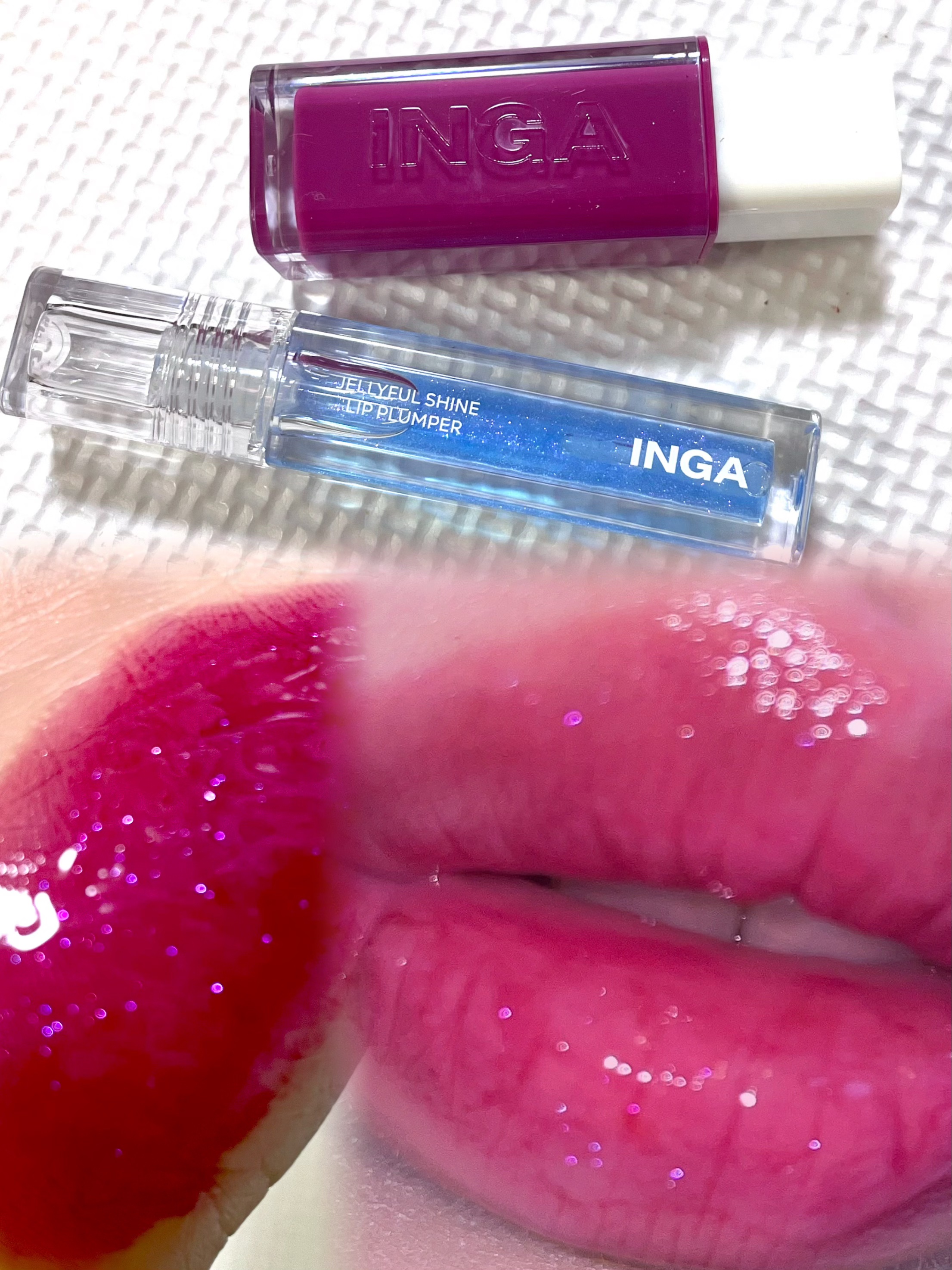 ウォーターグローリップティント/INGA/リップティントを使ったクチコミ（3枚目）