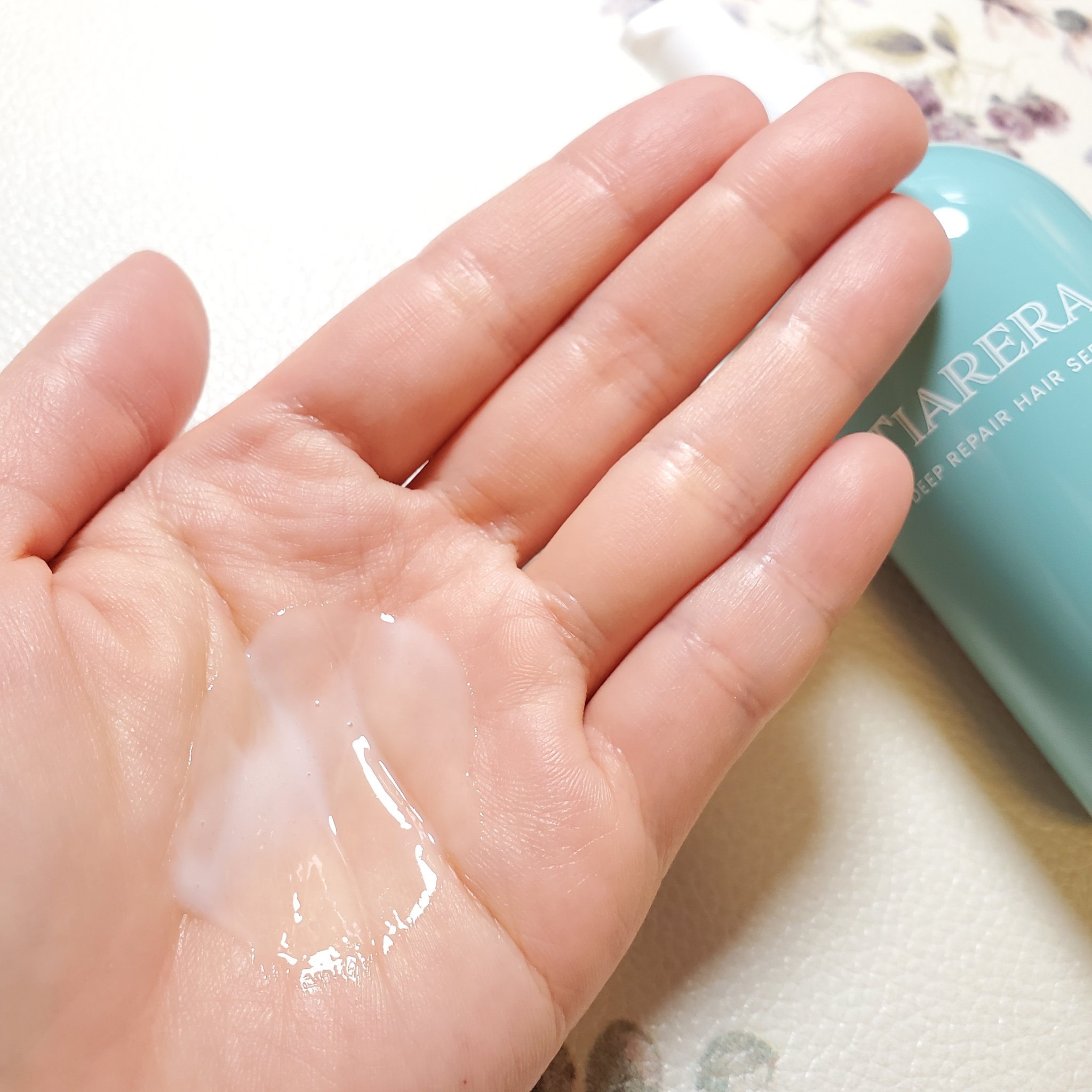 ディープリペアヘアセラム/TIARERA/ヘアオイルを使ったクチコミ（3枚目）