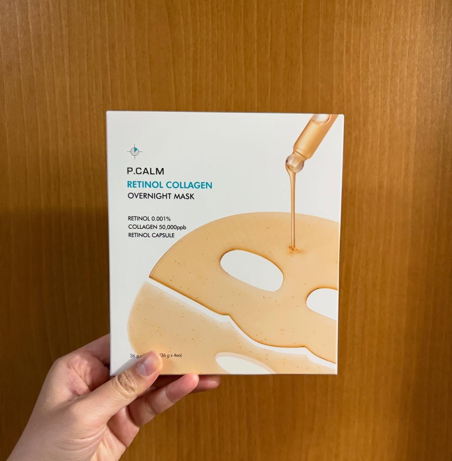 レチノール コラーゲン オーバーナイト マスク/P.CALM/シートマスク・パックを使ったクチコミ（1枚目）