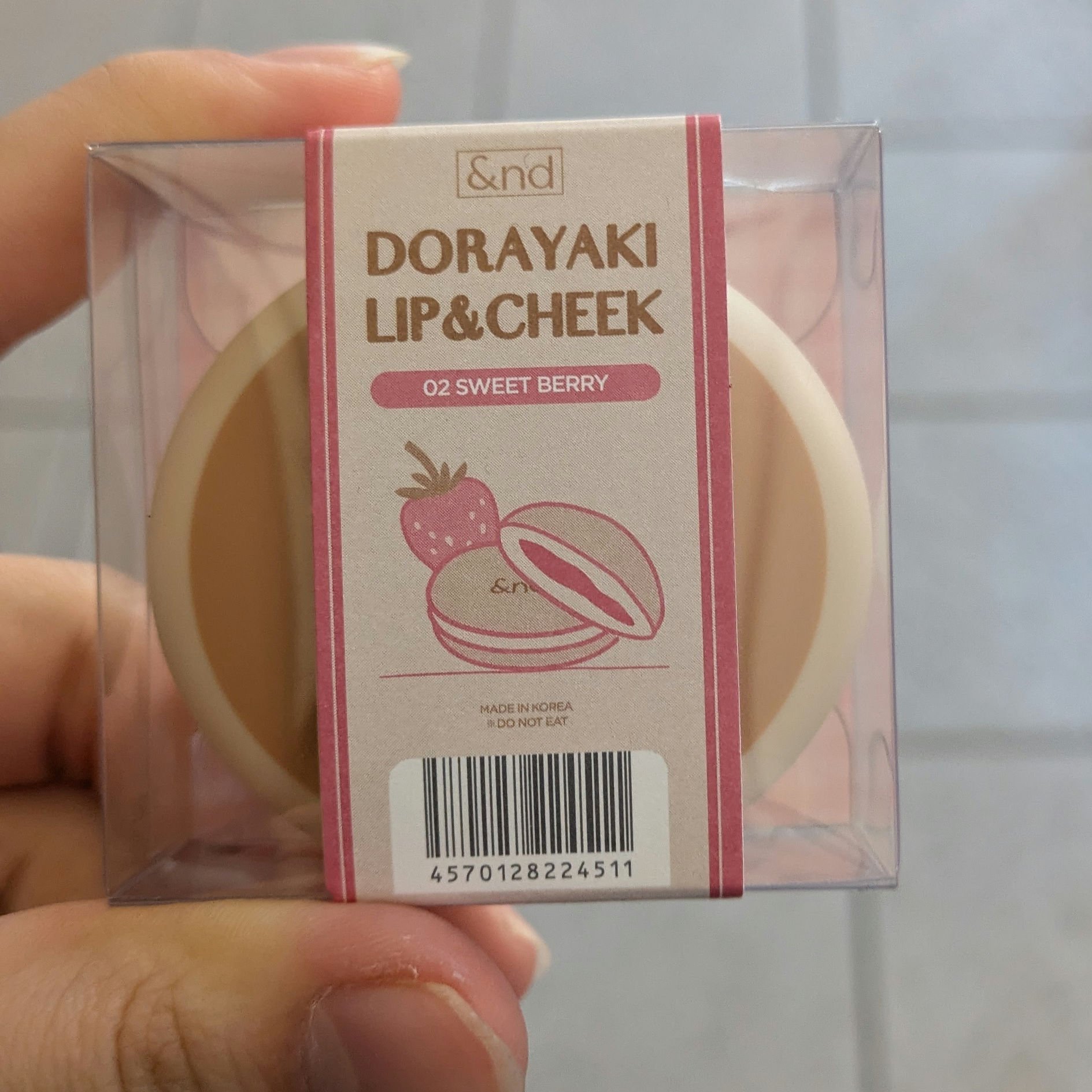 どら焼きリップ＆チーク/&nd by rom&nd/マルチパレットを使ったクチコミ（1枚目）