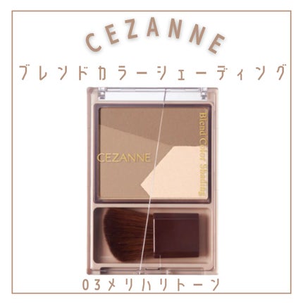 ブレンドカラーシェーディング/CEZANNE/シェーディングを使ったクチコミ(2枚目)