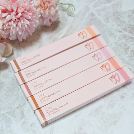 カラープレイデュアルライナー/2aN/スティックアイシャドウを使ったクチコミ(1枚目)