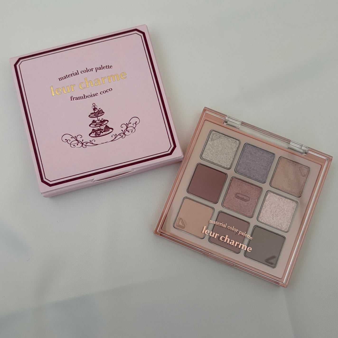 マテリアルカラーパレット/leur charme/アイシャドウパレットを使ったクチコミ(3枚目)