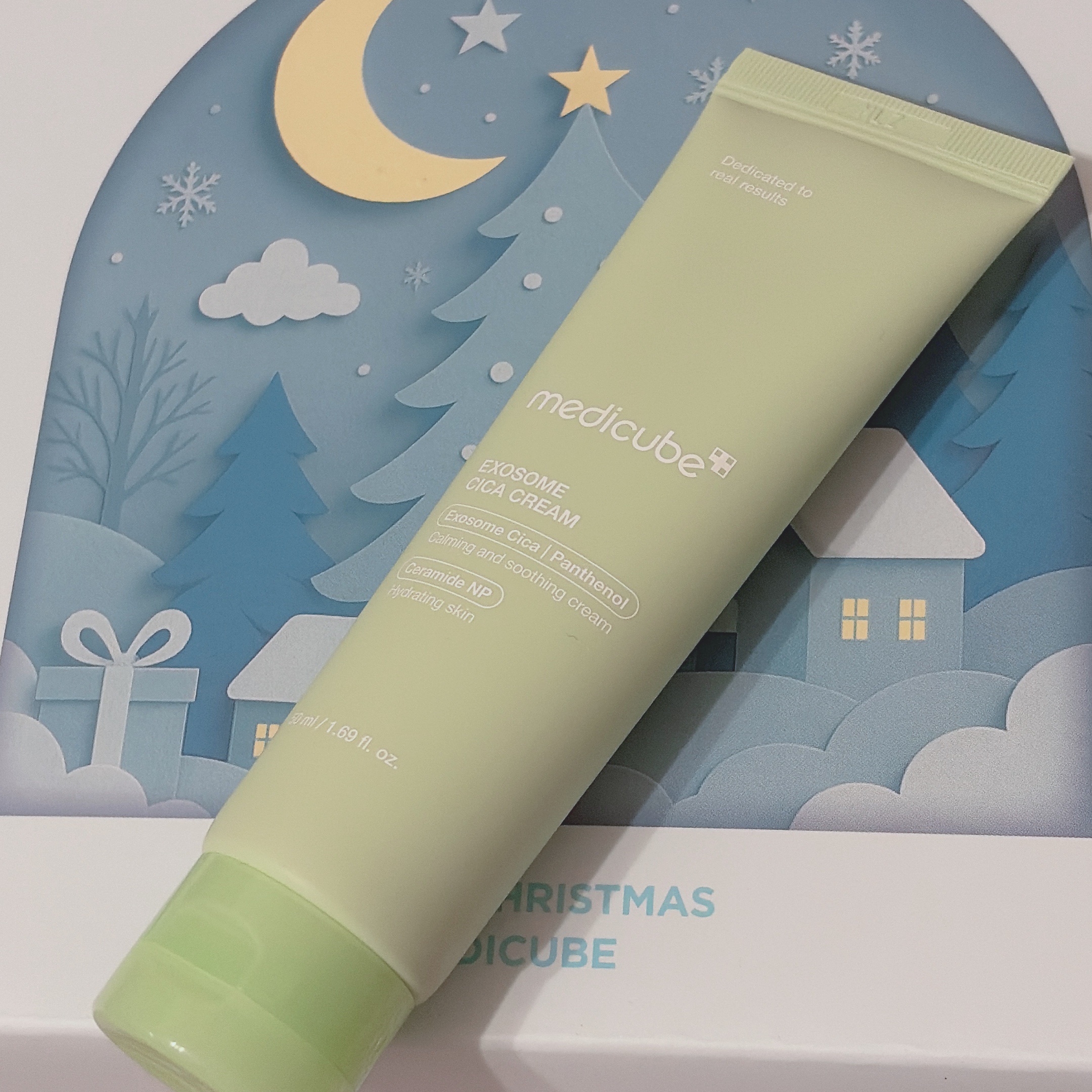 MEDICUBE エクソソームシカクリームのクチコミ「MEDICUBE
エクソソームシカクリーム



みずみずしい水分のあるクリームで
肌がもちも.....」（1枚目）