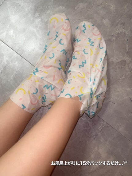 シルキーココナッツオイルフットマスク /MADFORCOS/レッグ・フットケアを使ったクチコミ(3枚目)