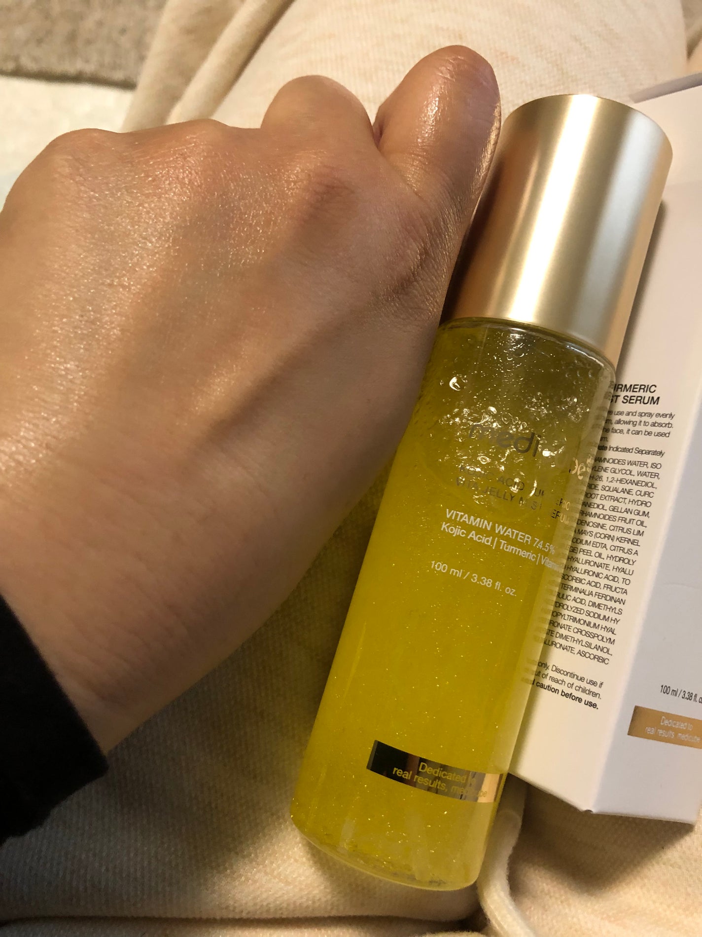 コウジ酸ビタゼリーセラムミスト/MEDICUBE/美容液を使ったクチコミ(4枚目)