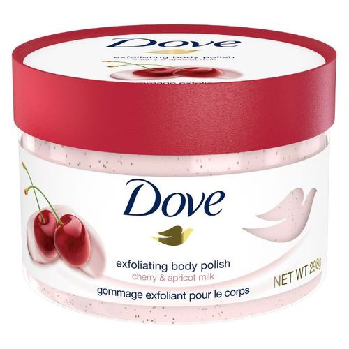 ダヴ ふわとろ　クリーミースクラブ チェリー＆アプリコットミルク/ダヴ/ボディスクラブを使ったクチコミ（1枚目）