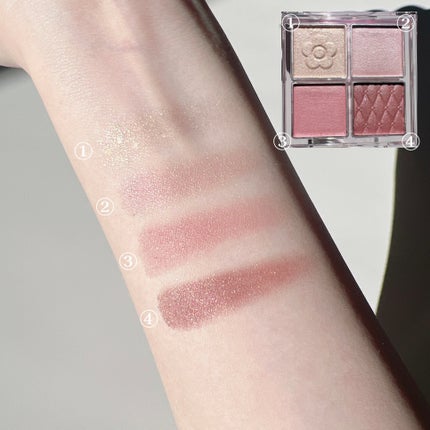 デイジードール アイ ドロー シャドウ/DAISY DOLL by MARY QUANT/アイシャドウパレットを使ったクチコミ(3枚目)