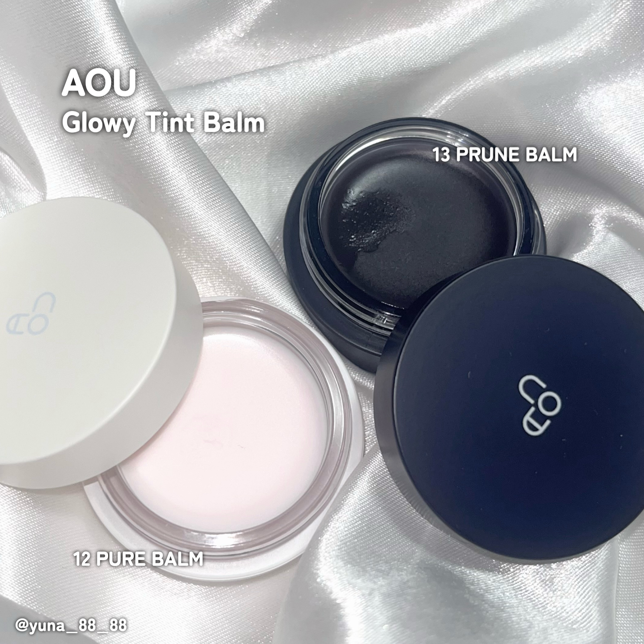 GLOWY TINT BALM/AOU/リップグロスを使ったクチコミ（3枚目）