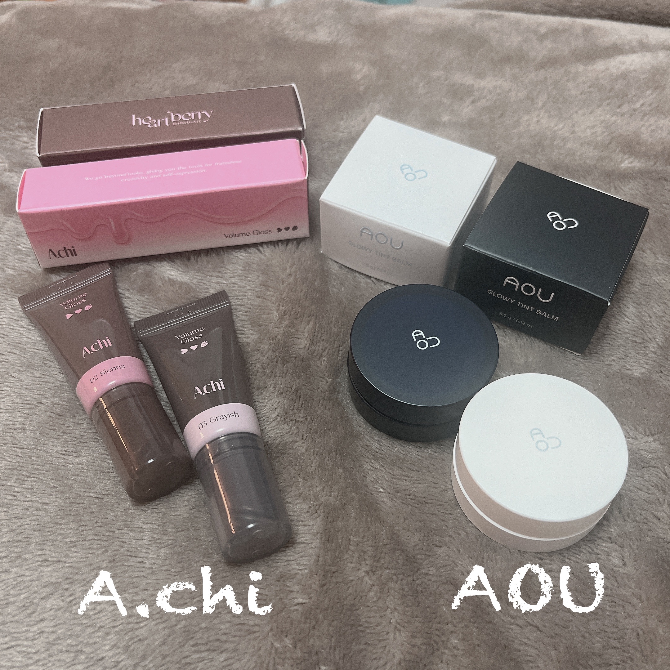 GLOWY TINT BALM/AOU/リップグロスを使ったクチコミ（1枚目）