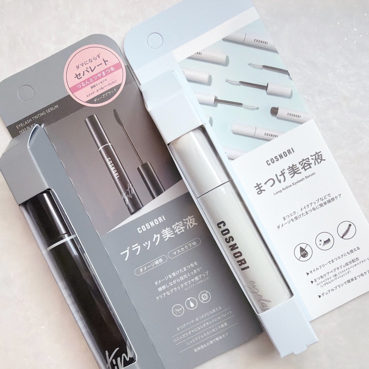 コスノリ アイラッシュティンティングセラム/COSNORI/まつげ美容液を使ったクチコミ（3枚目）