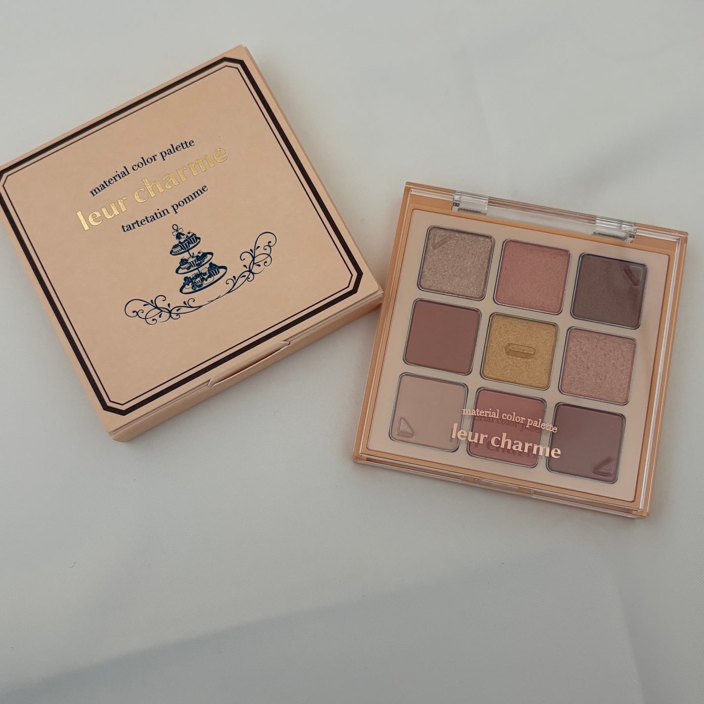 マテリアルカラーパレット/leur charme/アイシャドウパレットを使ったクチコミ(1枚目)