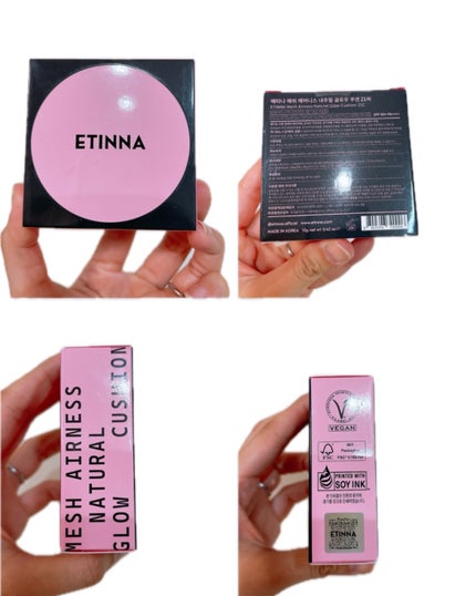 エティナ メッシュエアネス ナチュラルグロウ クッション/ETINNA/クッションファンデーションを使ったクチコミ(2枚目)