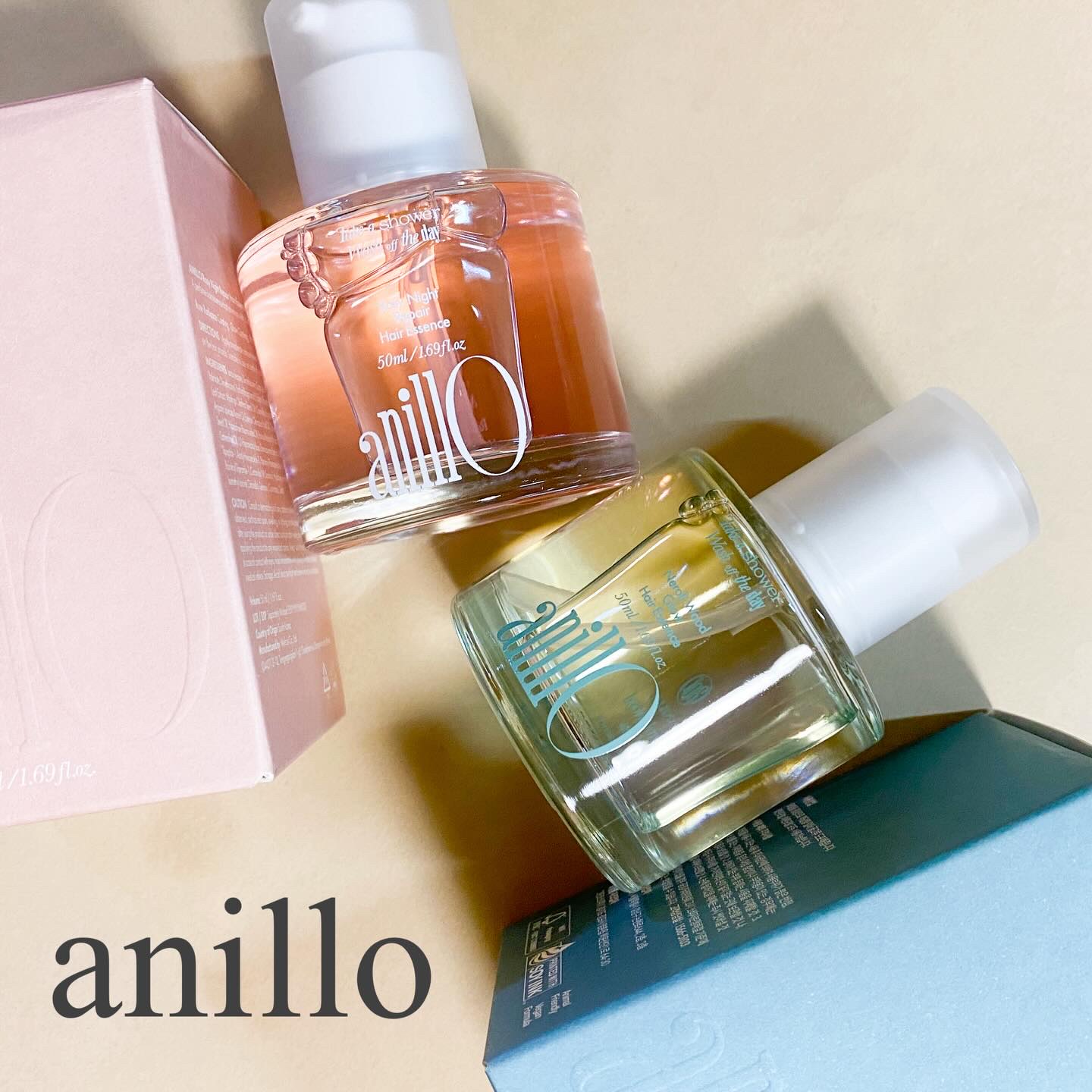ロージーナイトヘアエッセンス/ANILLO/ヘアオイルを使ったクチコミ（1枚目）