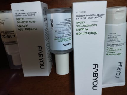 Niacinimide Arbutin Glow Boosting Cream/FABYOU/フェイスクリームを使ったクチコミ(2枚目)