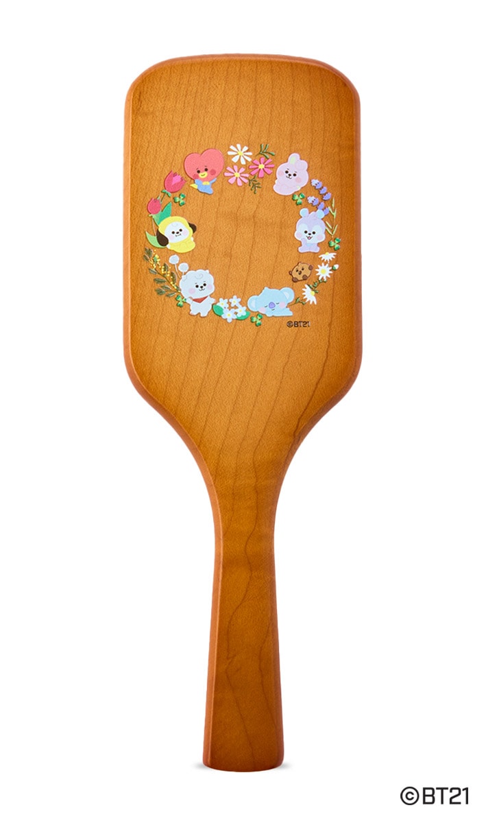 ~BT21 コラボレーション~　ミニ パドル ブラシ（サークル）