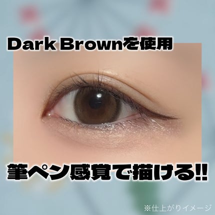 リキッドアイライナー/ルルズコスメティコ/リキッドアイライナーを使ったクチコミ(3枚目)