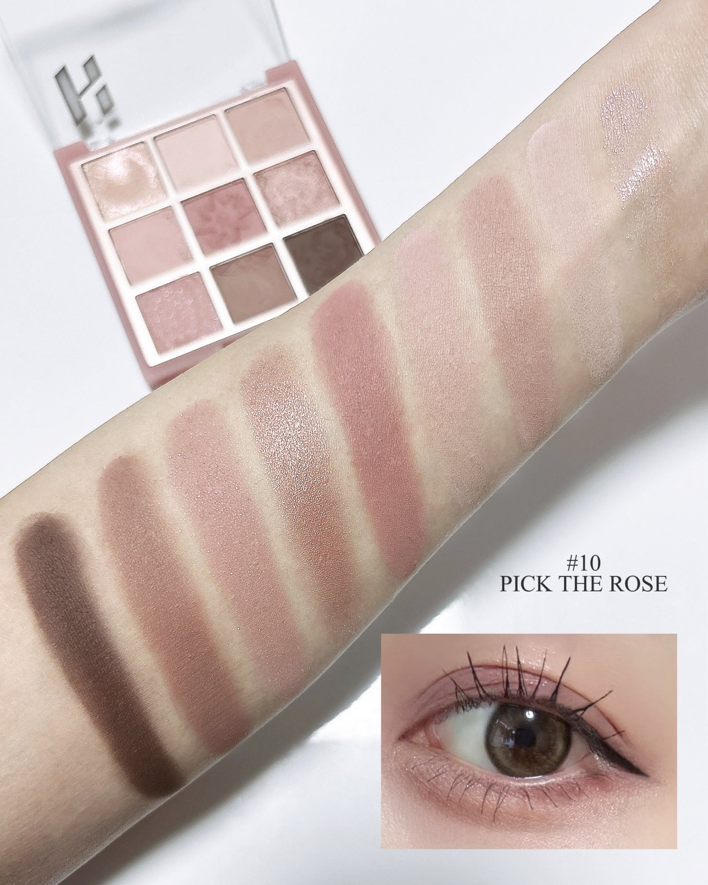 マイフェイブムードアイパレット 9カラー/HOLIKA HOLIKA/アイシャドウパレットを使ったクチコミ(4枚目)