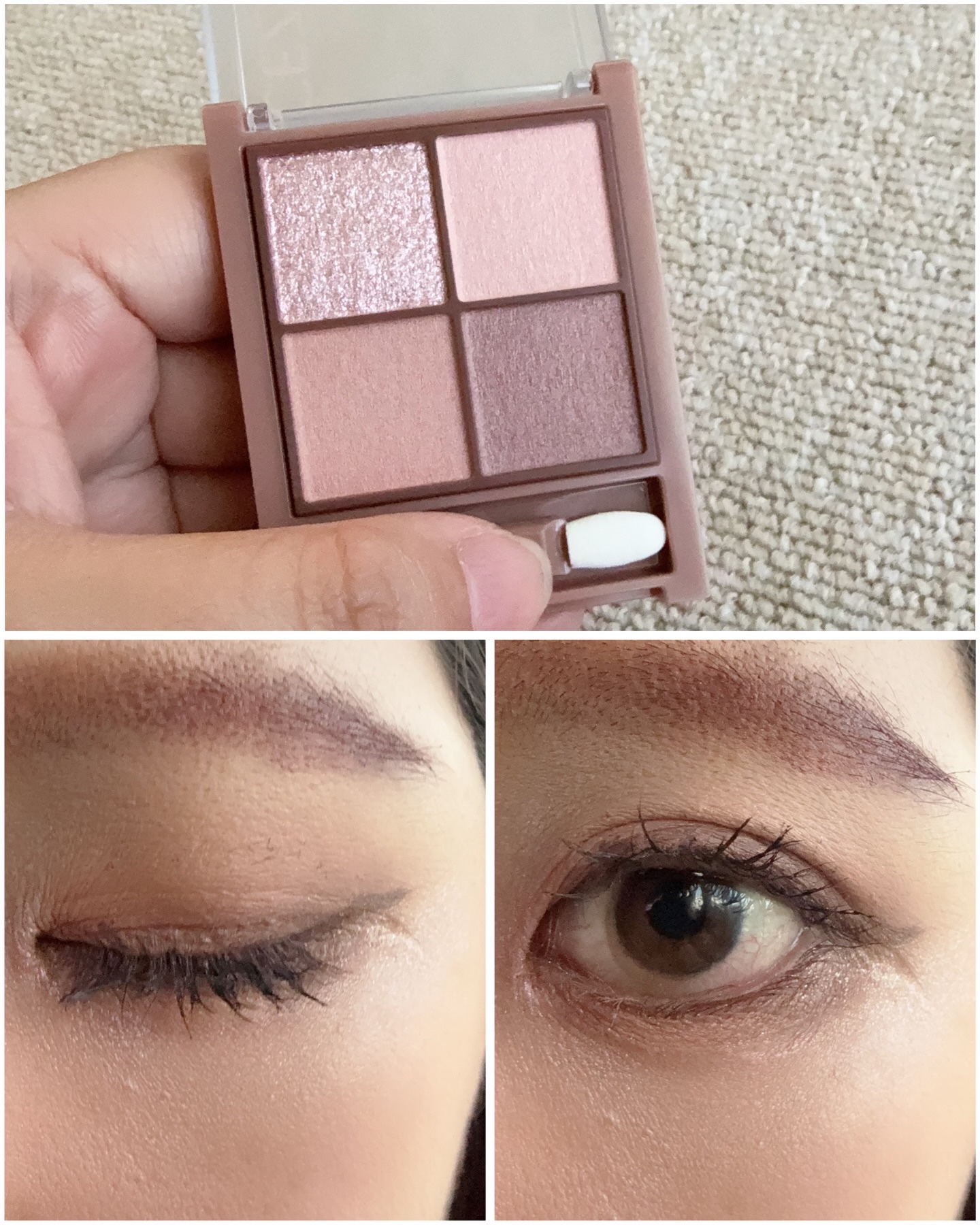 ビタートーンアイシャドウ/CEZANNE/パウダーアイシャドウを使ったクチコミ（1枚目）