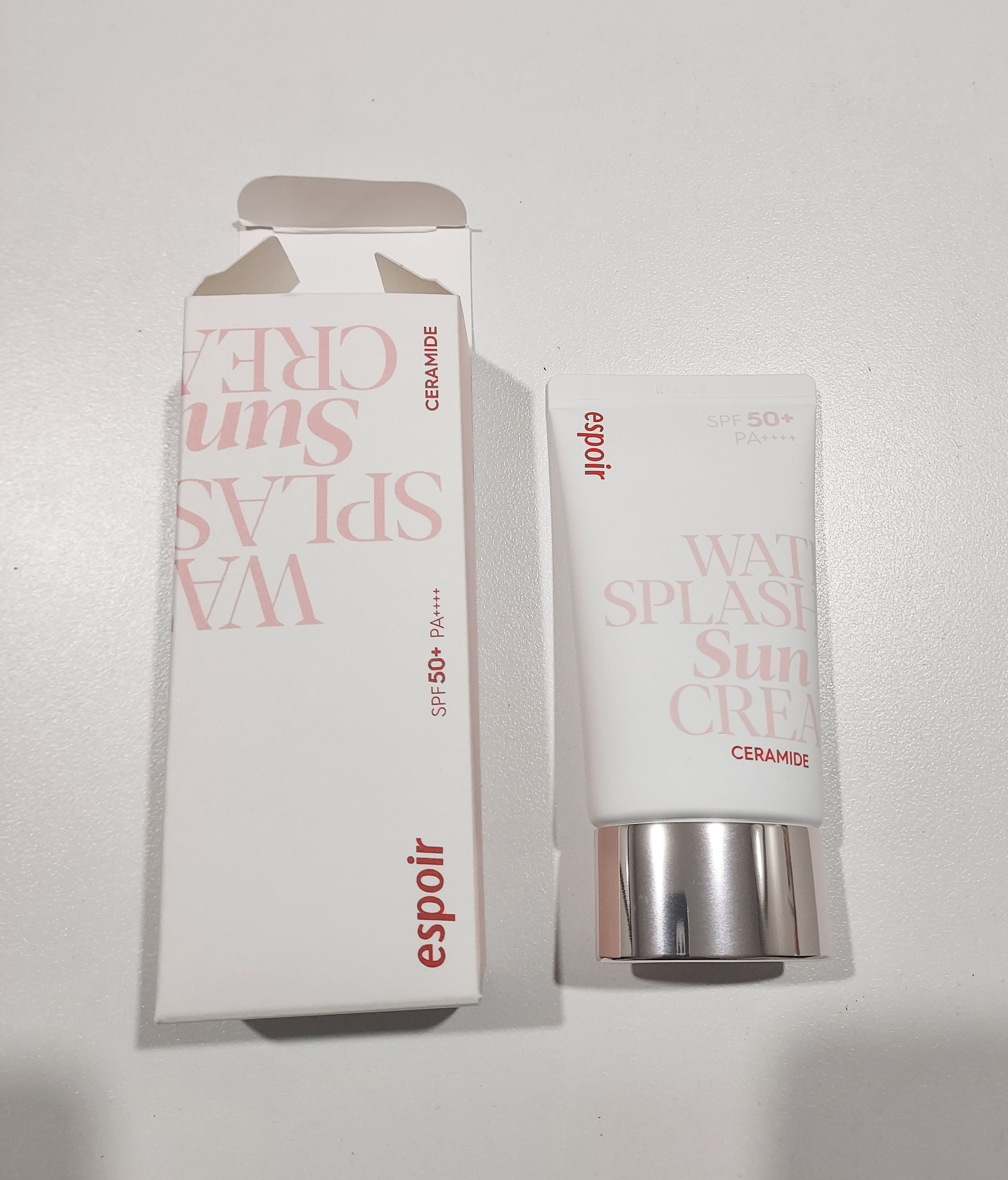 ウォータースプラッシュサンクリーム セラミド/espoir/日焼け止めクリームを使ったクチコミ（2枚目）