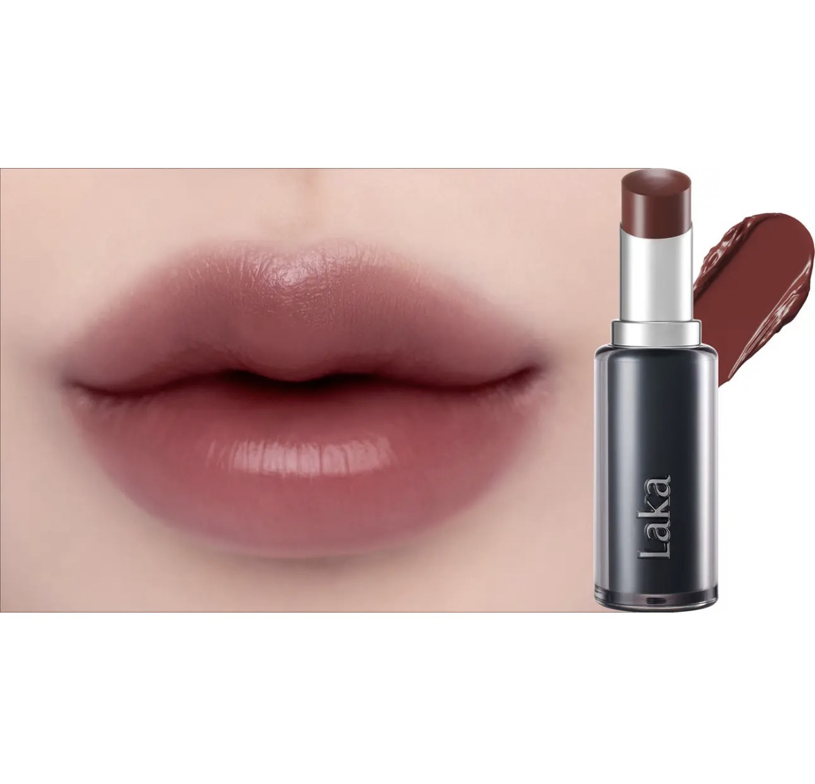 ラカ デビルリップ #809 Burnt バーント/Laka/口紅を使ったクチコミ（2枚目）