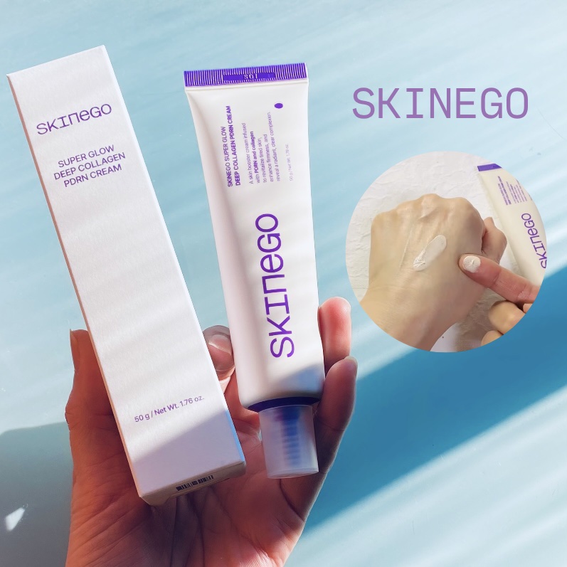 SKINEGO SUPER GLOW DEEP COLLAGEN PDRN CREAM/SKINEGO/フェイスクリームを使ったクチコミ（1枚目）