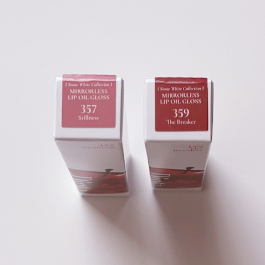ミラーレスリップオイルグロス 359 The Breaker/Dinto/リップグロスを使ったクチコミ（3枚目）