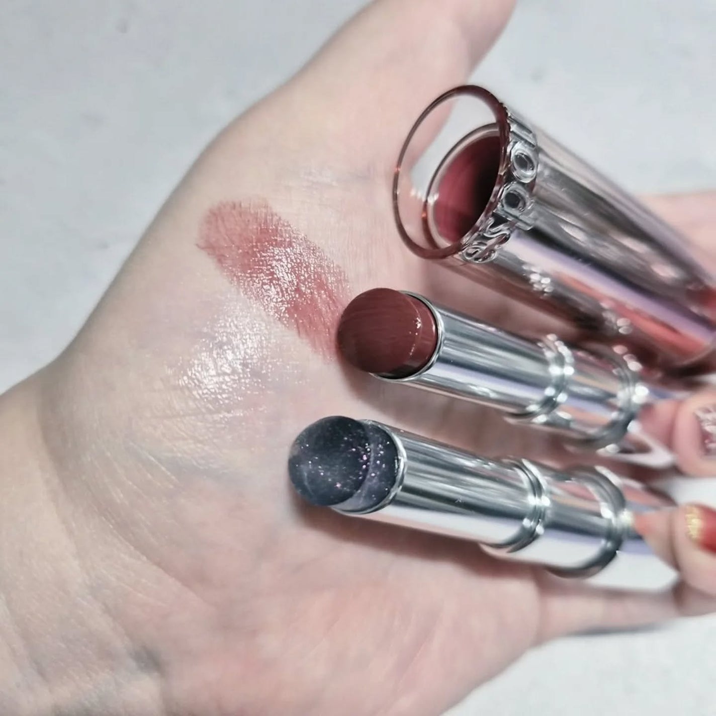 ノーウェアリップスティック バーミンググロー/espoir/口紅を使ったクチコミ(4枚目)