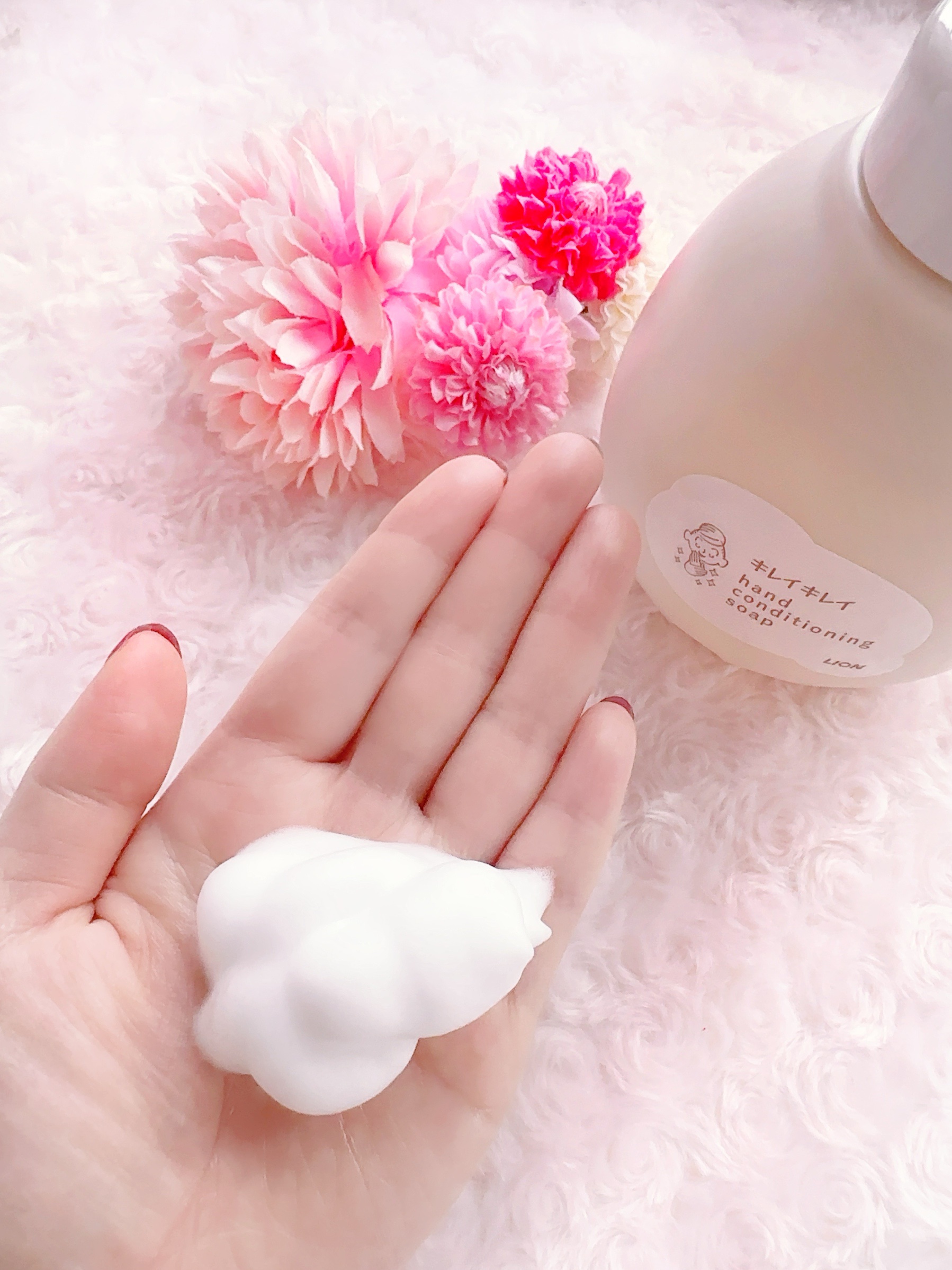 キレイキレイ薬用ハンドコンディショニングソープ  あたたかな木漏れ日の香りシトラス＆ラベンダー/キレイキレイ/ハンドソープを使ったクチコミ（3枚目）